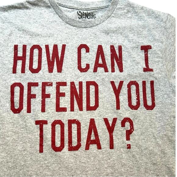 Graphic T Shirt Size Sm How Can I Offend You Today Funny Sarcastic T Shirt - Picture 2 of 6